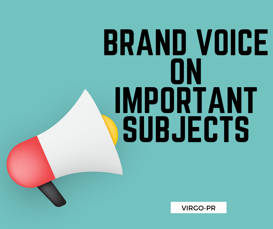 Brand Voice on Important Subjects