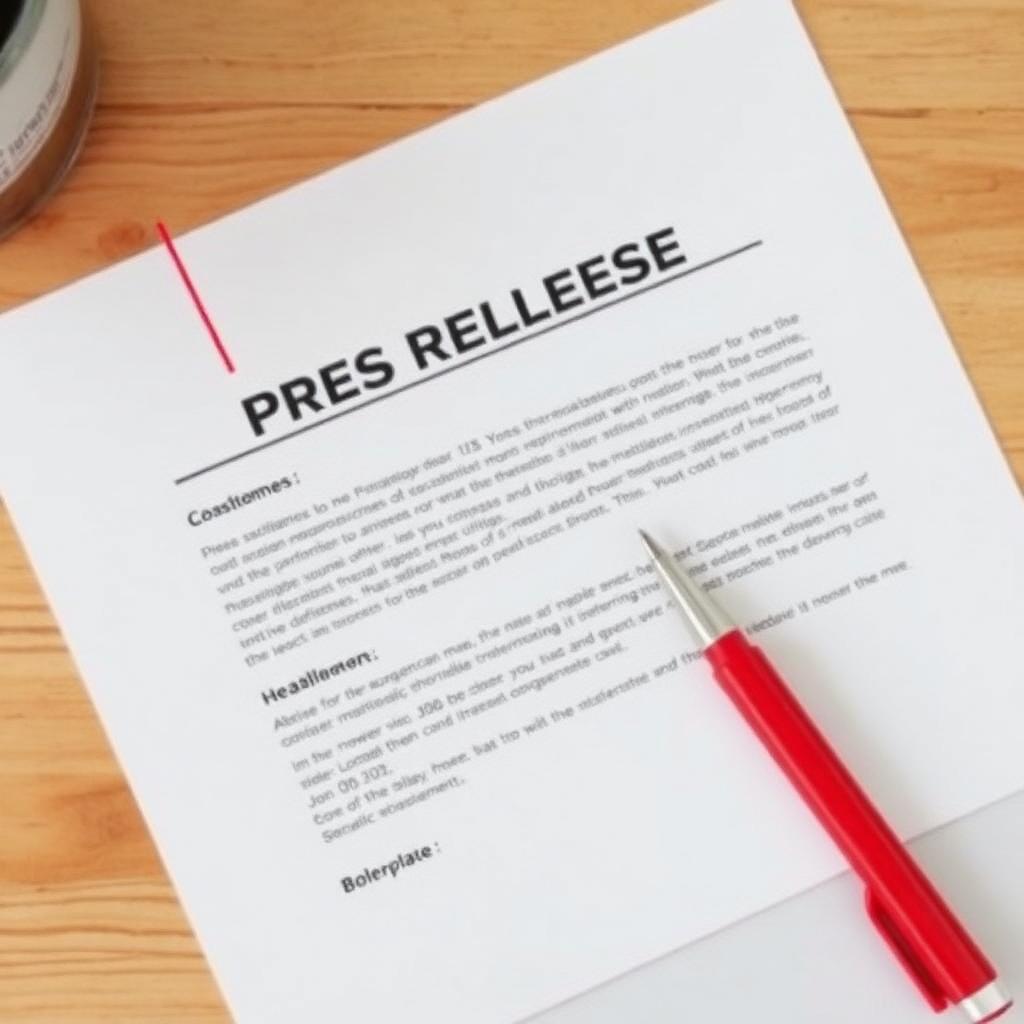 Press Release Format: Templates and Annotated Examples